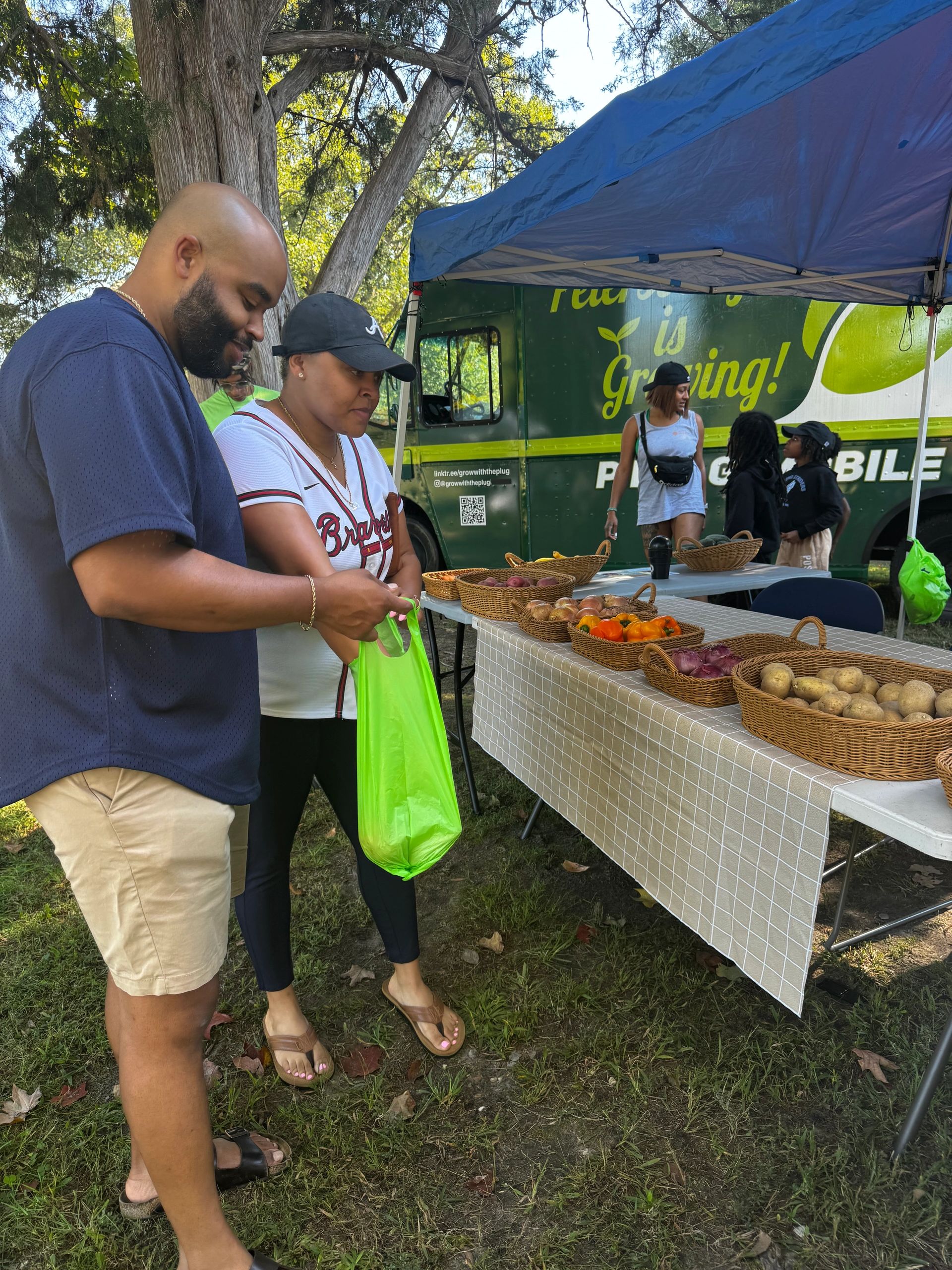 The Russell Family supporting local farmers and local business